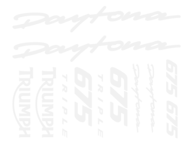 Stickers KIT TRIUMPH DAYTONA 675 TRIPLE Stickers KIT TRIUMPH DAYTONA 675 TRIPLE