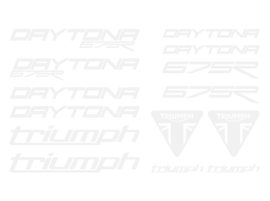 Stickers KIT TRIUMPH DAYTONA 675R Stickers KIT TRIUMPH DAYTONA 675R