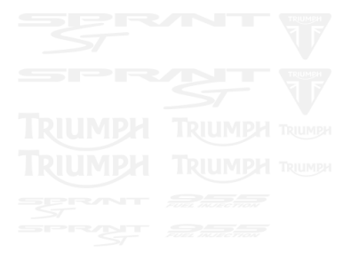 Stickers KIT TRIUMPH SPRINT ST Stickers KIT TRIUMPH SPRINT ST