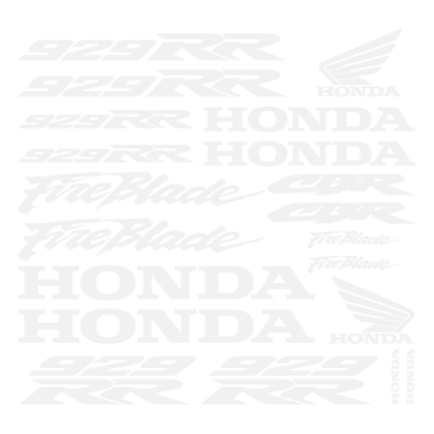 Stickers Kit Honda CBR 929RR Fireblade Stickers Kit Honda CBR 929RR Fireblade