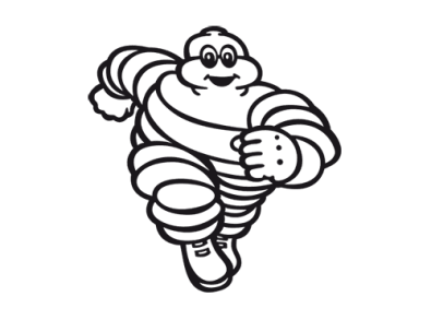 STICKERS PERSONNAGE MICHELIN 3 STICKERS PERSONNAGE MICHELIN 3