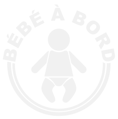 Stickers Bb à Bord Signalétique Rond Fille Stickers Bb à Bord Signalétique Rond Fille