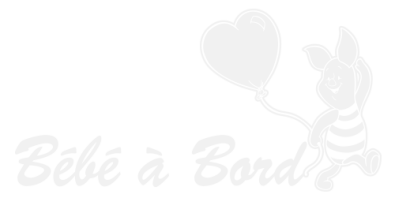 Stickers Bb à Bord Porcinet Coeur Stickers Bb à Bord Porcinet Coeur