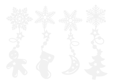 Stickers SUSPENSION JOYEUX NOEL 4 Stickers SUSPENSION JOYEUX NOEL 4