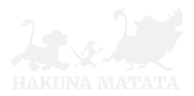 Stickers HAKUNA MATATA Stickers HAKUNA MATATA