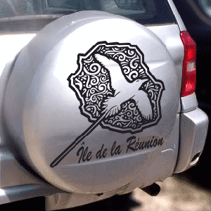 Stickers 974 PAILLE EN QUEUE TRIBAL Stickers 974 PAILLE EN QUEUE TRIBAL