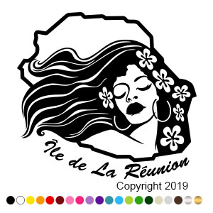 Stickers KAFRINE 974 2 Stickers KAFRINE 974 2