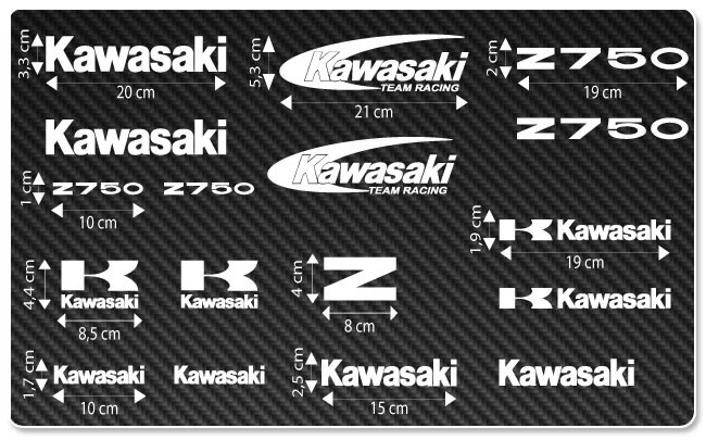 DECO MOTO KIT KAWASAKI Z750 DECO MOTO KIT KAWASAKI Z750