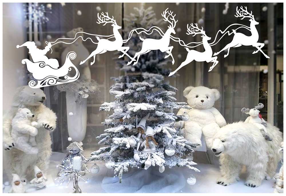 Stickers TRAINEAU DU PERE NOEL Stickers TRAINEAU DU PERE NOEL