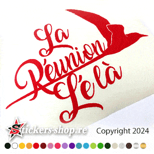 Stickers LA REUNION LE LA Stickers LA REUNION LE LA
