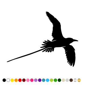 Stickers Silhouette Paille en Queue 2 Stickers Silhouette Paille en Queue 2