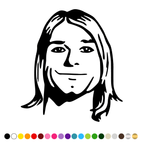 Stickers Kurt Cobain Stickers Kurt Cobain