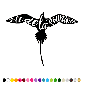 Stickers Silhouette Paille en Queue 4 Stickers Silhouette Paille en Queue 4